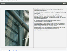 Tablet Screenshot of glasbefestigung.ch